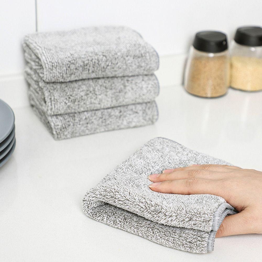 Wiping Rags Kitchen Cleaning Cloths Scouring Pad Washcloth New Cleaning Towels  House Kitchen