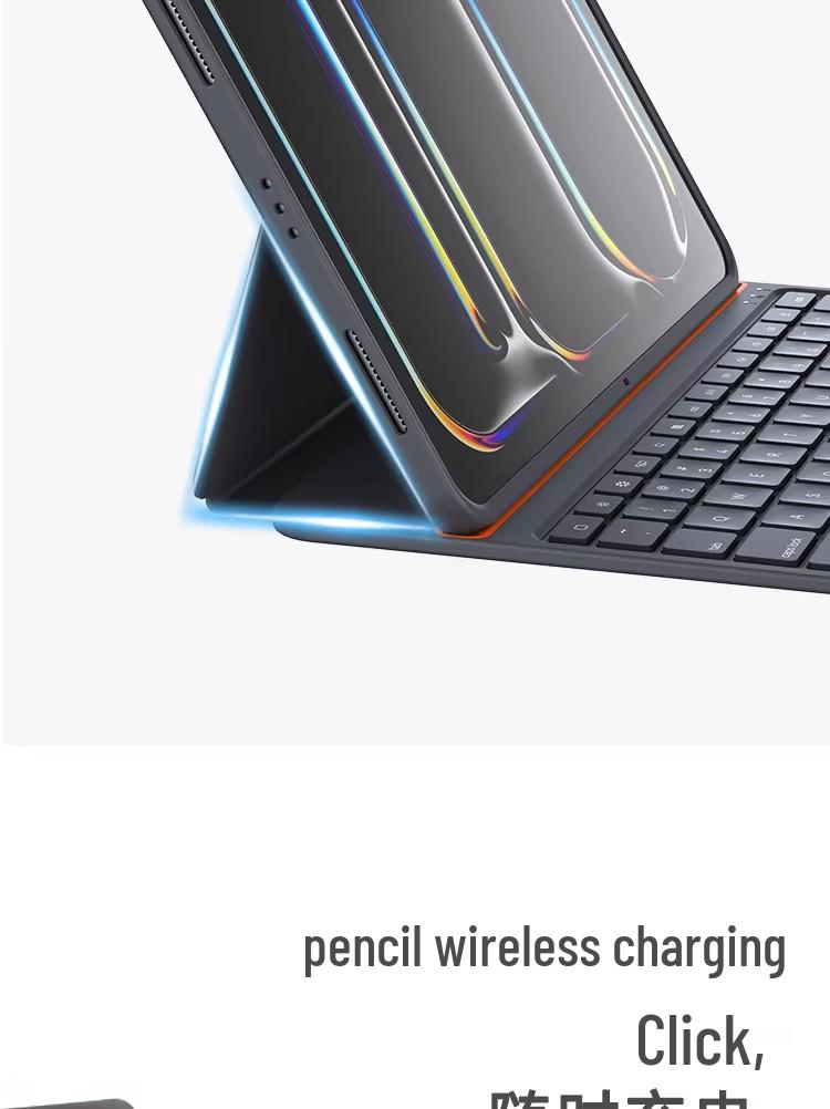 10th Gen iPad Keyboard Case for Air 6/5, Magnetic Floating Double-Sided Clip Bluetooth, 12.9" (2022)