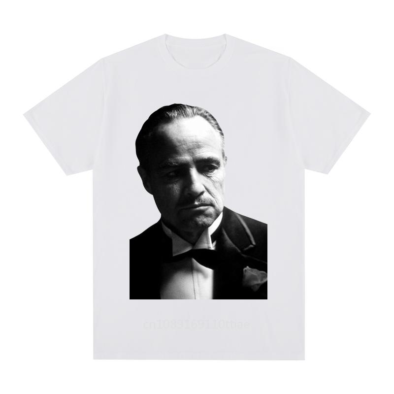 ASAP Godfather Hip Hop Harajuku Portrait Graphic Aesthetics Casual Loose Couple T-shirt Cotton Men T Shirt New TEE TSHIRT Womens