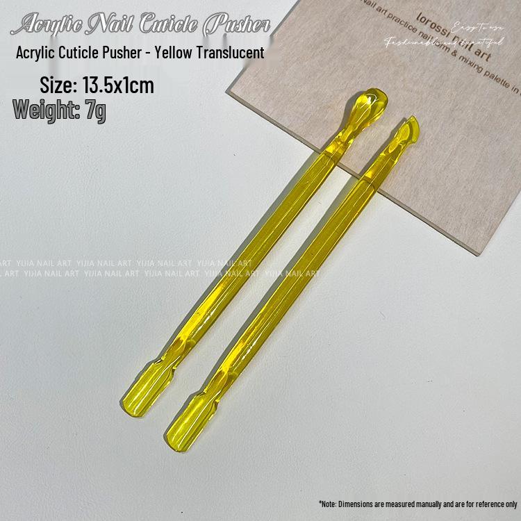 Dual-Ended Nail Remover & Cuticle Pusher - Steel Manicure Tool Set