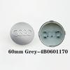 MMM New Black Grey 4pcs Set Audi Car Wheel Center Caps 60mm 61mm 69mm 68mm Automotive for Audi A3 A4 A5 A6 A7 A8 S4 S6 4B0601170