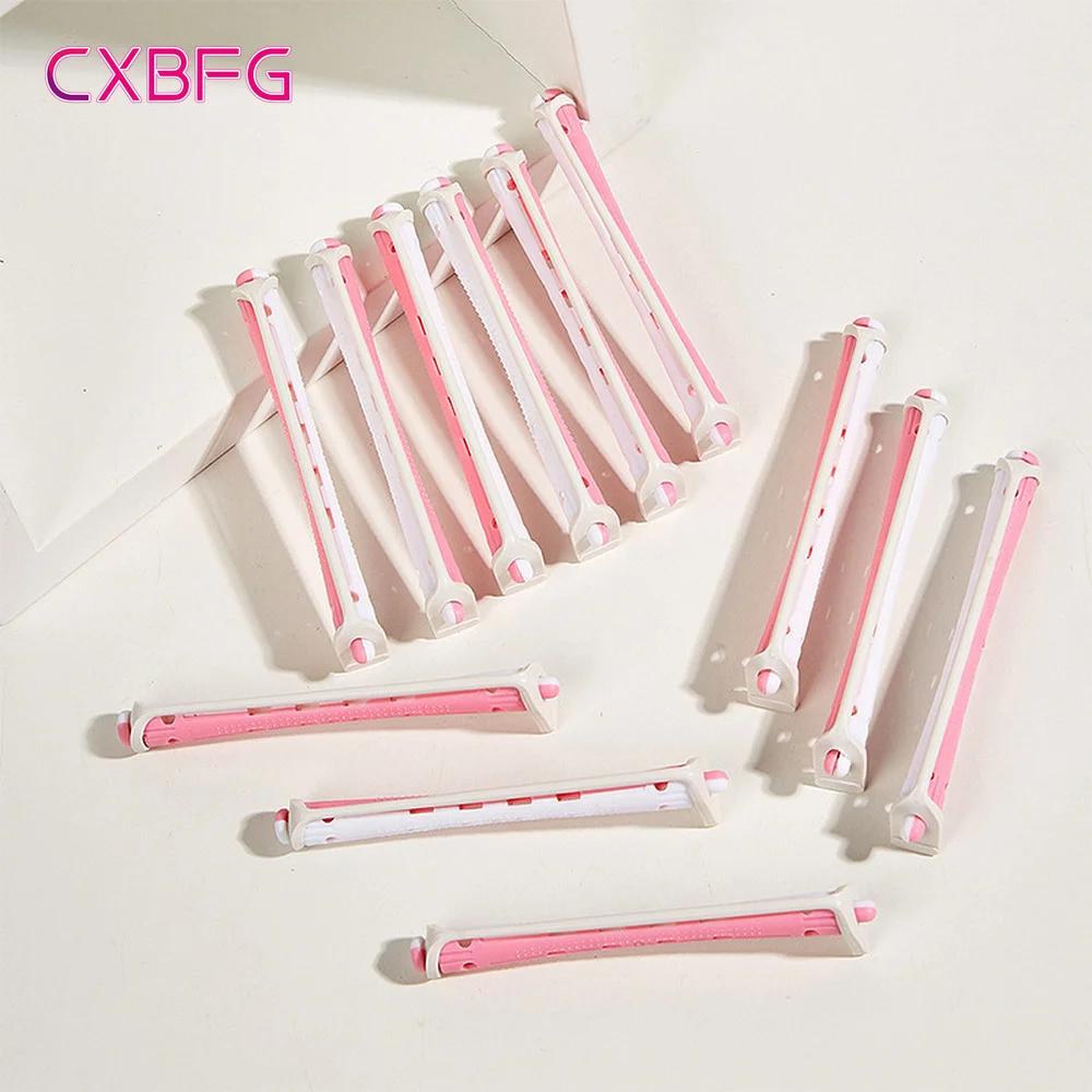 12pcs Heatless Hair Curler No Heat Hair Rollers Soft Curling Rod Pull Core Lazy Flexi Rods Wave Formers Hair Styling Tools