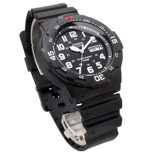 Casio Standard STANDARD Quartz Watch MRW-200H-1BV Men's Black Arabia Overseas Model