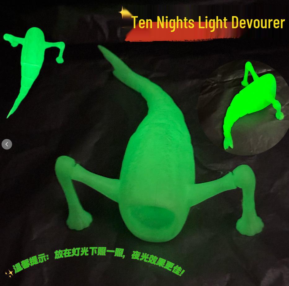 Luminous Sea Monster 3D Figure: Deep Sea Decor Model Toy Ornament