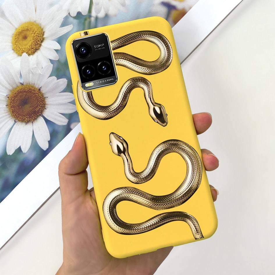 For Vivo Y21 2021 Case V2111 Cute Astronaut Duck Soft Silicone Cover For Vivo Y21s Y33s 4G Y21t Y33t Y21A V2110 V2135 V2109 Case