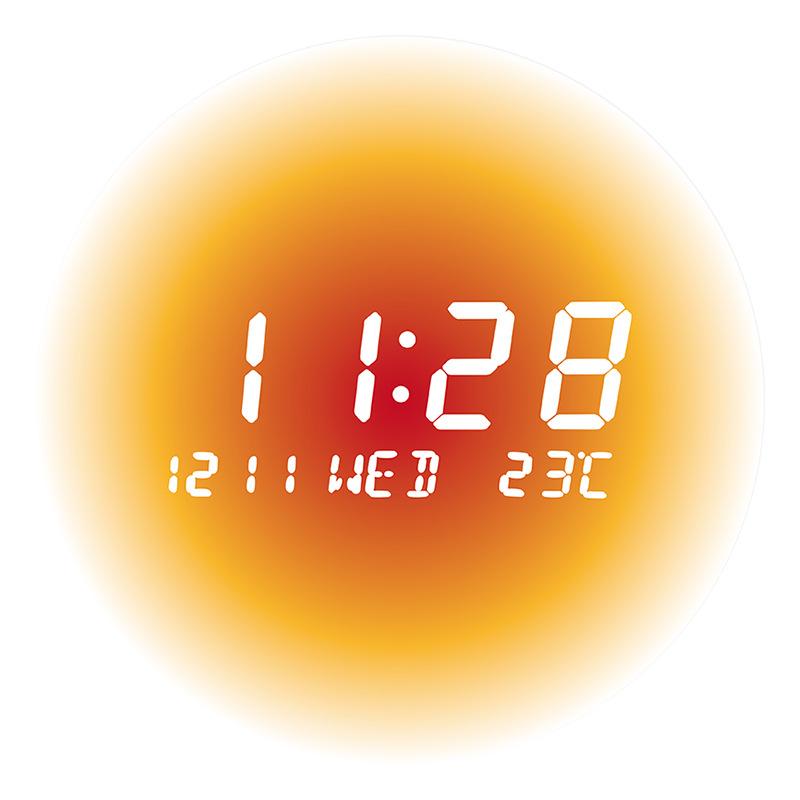 LED Wall Clock Creative Clock Living Room Home Bedroom Silent Clock Nordic Style Fashion Wall Clock
