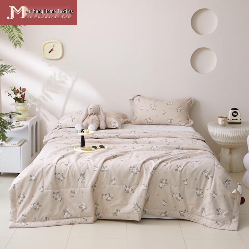 

Jumeng Skin-friendly Hibiscus Cotton Summer Quilt