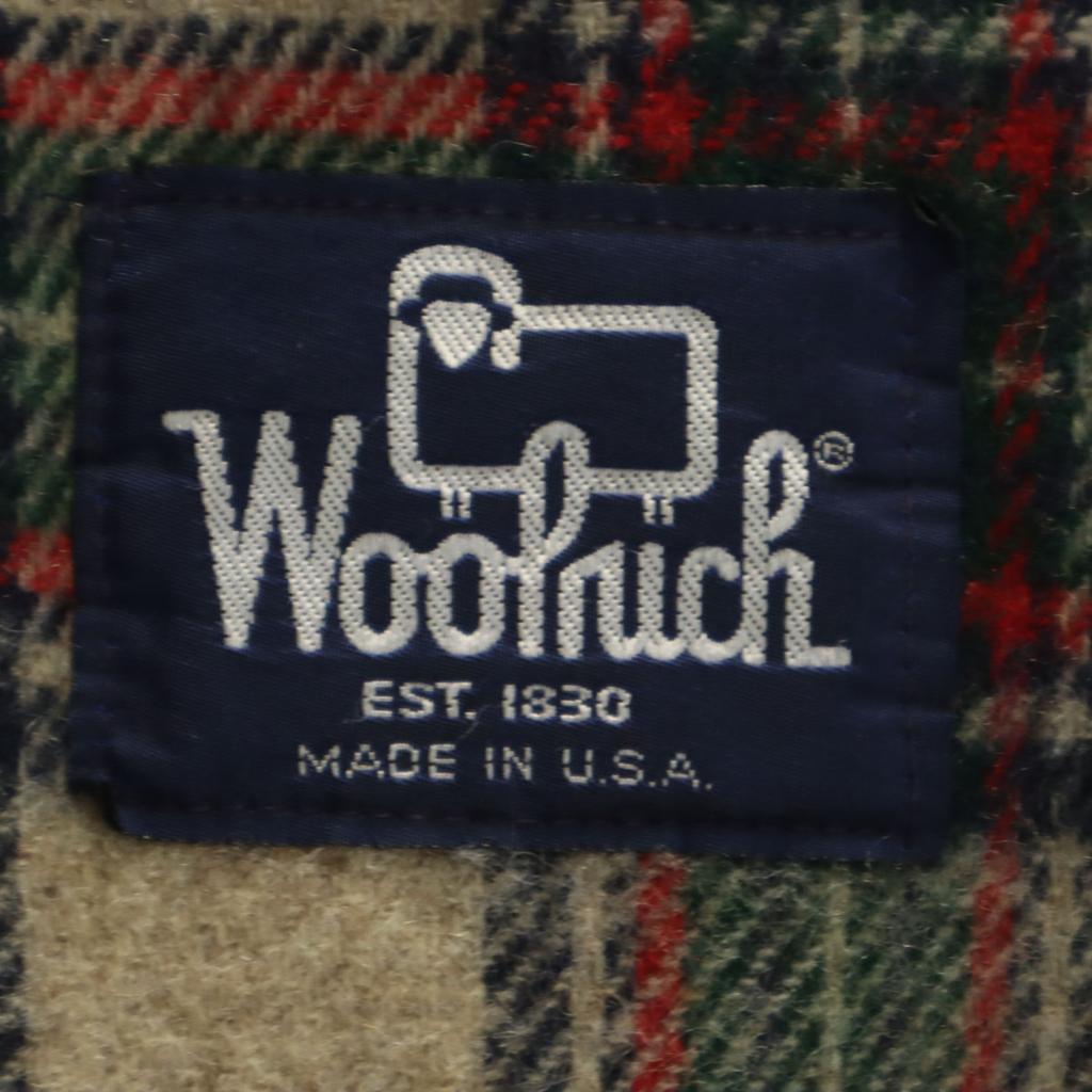 WOOLRICH 80s Made in USA Vintage Mountain parka Khaki beige Men's Used
