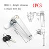 1PCS MS324-1-2 Switch Cabinet Door Latch Lock 304 Stainless Steel L-Type Switch Cabinet Door Handle Lock Hardware Accessories