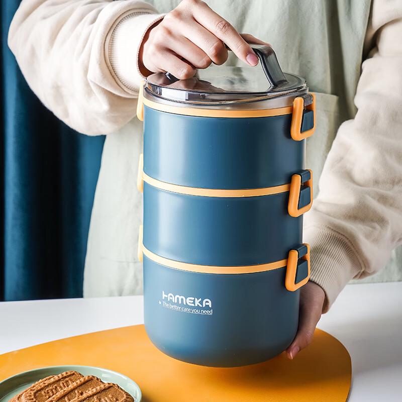 Zhishi Stainless Steel Insulated Microwaveable Lunch Box