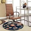 1pc Jujutsu Kaisen Anime Round Carpet  Office Chair Mat, NonSlip Rug for Home Decor, Living Room, Bedroom, Game Room
