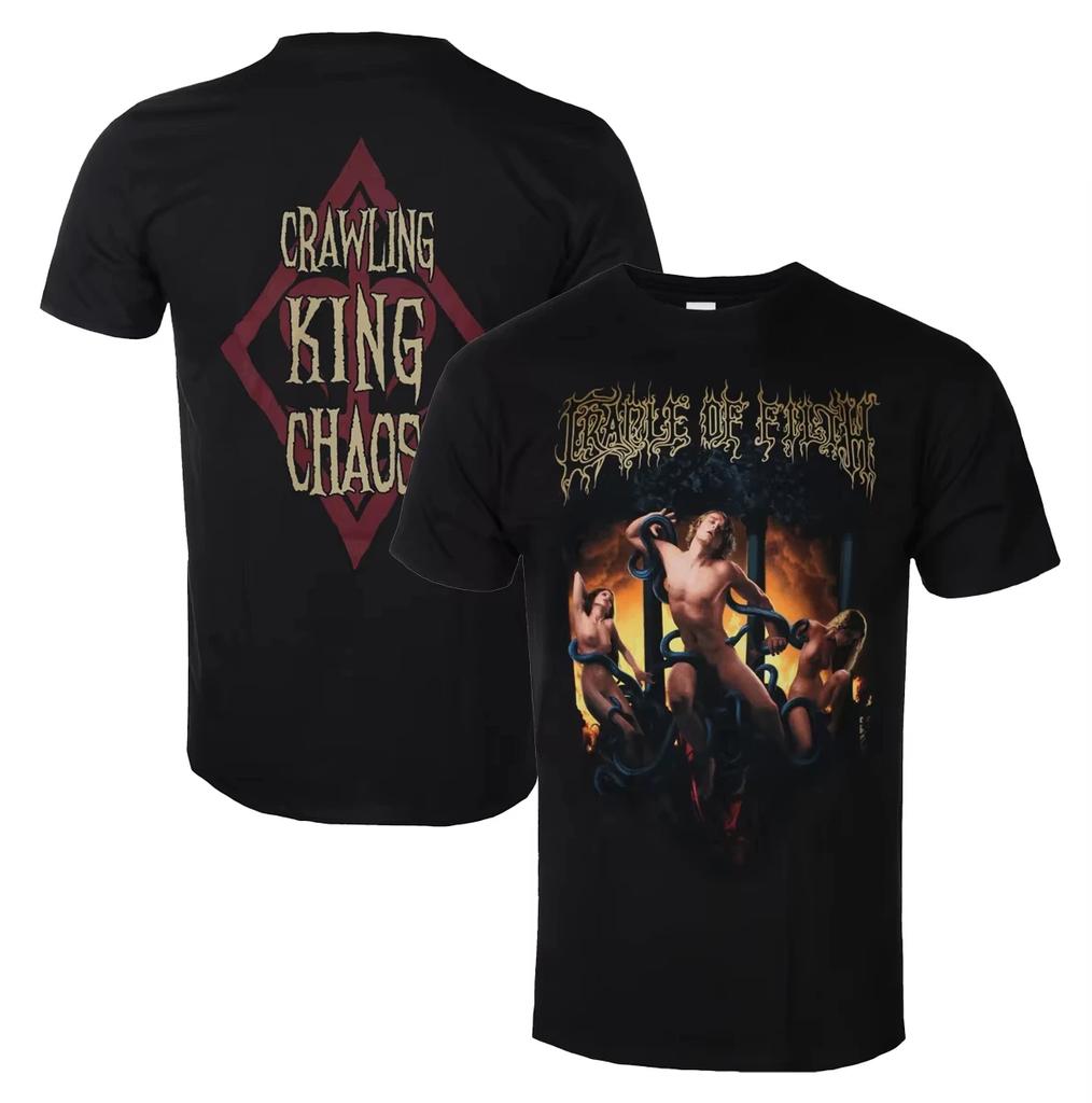 2025 Cradle of Filth Graphic Cotton T-shirt Unisex Men Women Summer Short Sleeve Fashion Top Casual Vintage Brand Retro Tee Tops