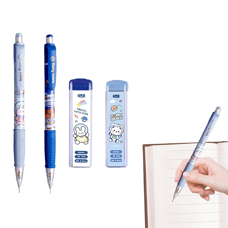 

Coollooda mechanical pencil (set of 2) 0.5mm mechanical pencil set Write smoothly and don t scrape Designed to prevent pen core breakage birthday