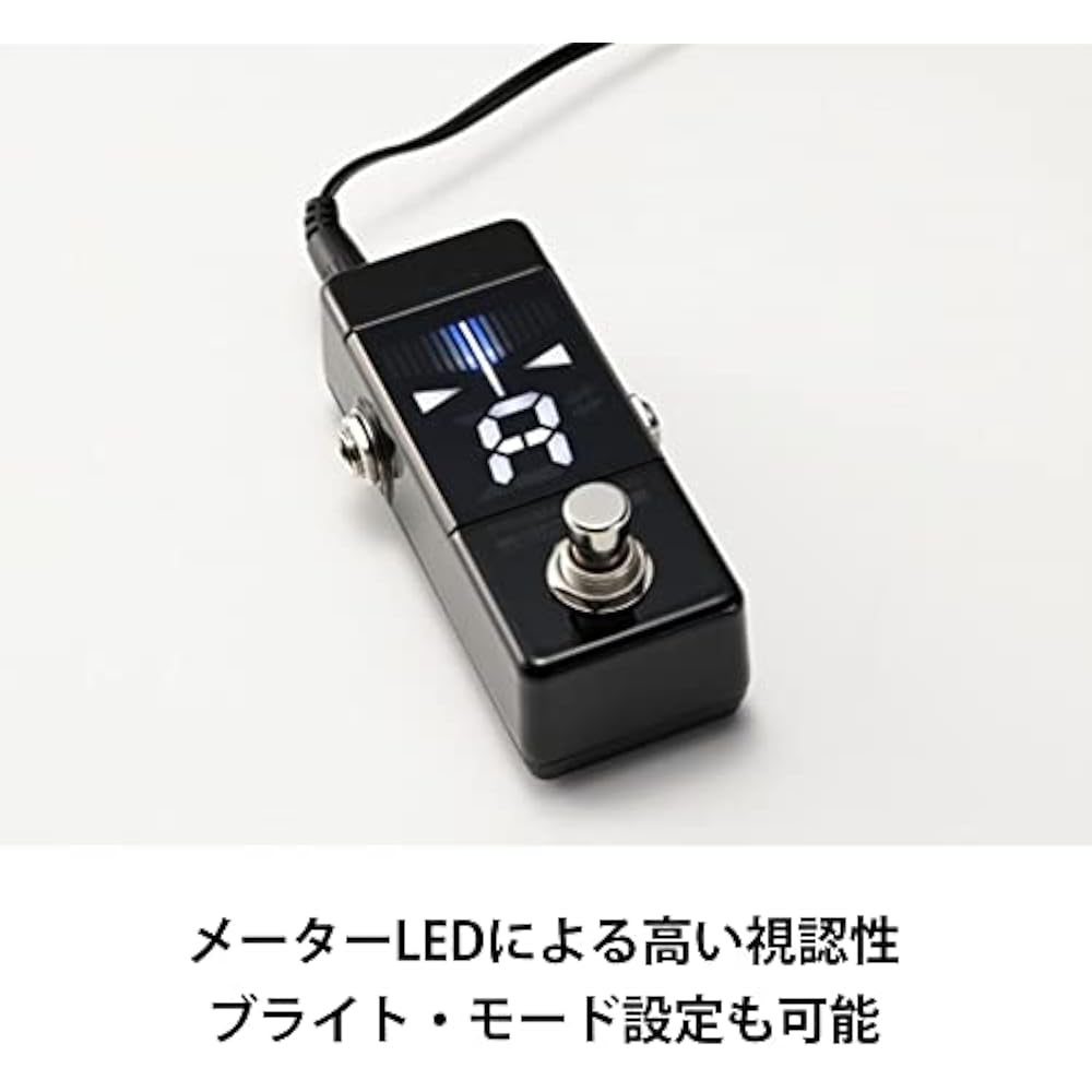 KORG (KORG) Guitar/Bass Pedal Tuner Pitchblack X Mini Compact Space-Saving ± 0.1 Cent High Accura...