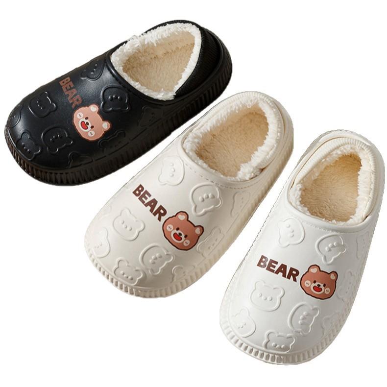 Cotton Slippers Autumn and Winter 2025 New Indoor Home Bag Heel Waterproof and Non-slip Maternity Cotton Shoes