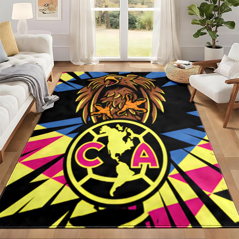 Club America Carpet Door Mat for Living Room or Bedroom Protective Mat Under Chair Office Decoration Christmas Gift Birthday Present