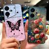 6.82'' For Techno Pova Neo3 LH6n Back Cover For Tecno Pova Neo 3 Case Silicone Luxury Fashion Cute Cartoon Cat Shockproof Funda