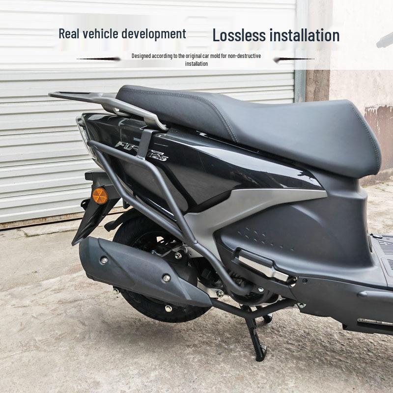 Qianjiang Hong 125 Scooter Front and Rear Guardrail Bumper Modification Anti-Fall Block