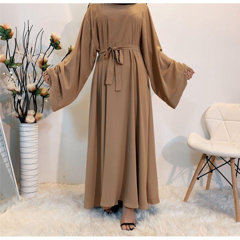 

2020 Autumn and Winter New Large Size Lace Dress Women Apricot M