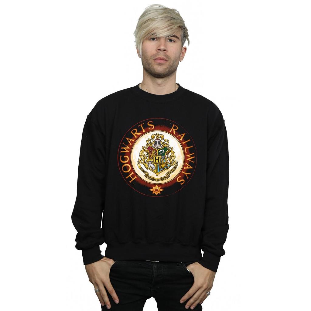Harry Potter Mens Hogwarts Rail Sweatshirt