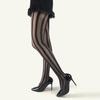 New Sexy Women Tights Pantyhose Anti-Hook Ultra-Thin Nylon Thigh High Stockings Pantyhose Lingerie Hosiery Striped Body Stocking