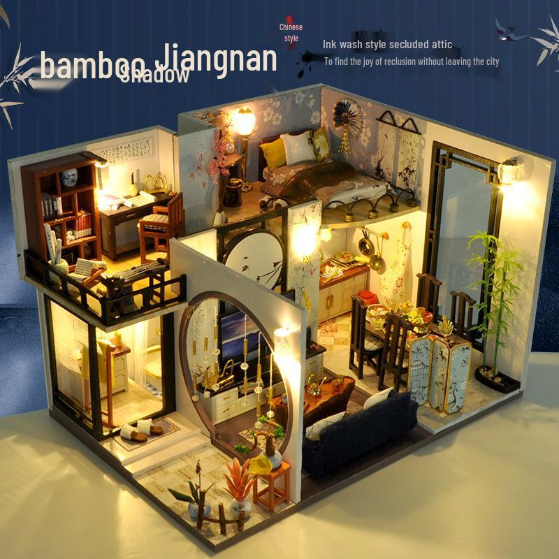 Tianyu DIY Kreativní model chalupy Hračka pro chlapce