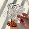 ZISIZ French Romantic Retro Embossed Champagne Glass