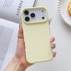 Matte Candy Color Phone Case for iPhone 17 Air 16 16E 15 Pro Max Liquid Silicone Shockproof Protection Skin Feeling Solid Cover