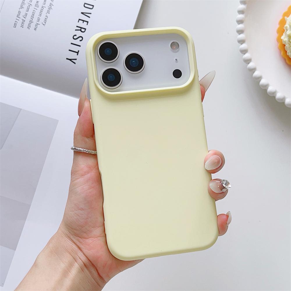 Matte Candy Color Phone Case for iPhone 17 Air 16 16E 15 Pro Max Liquid Silicone Shockproof Protection Skin Feeling Solid Cover