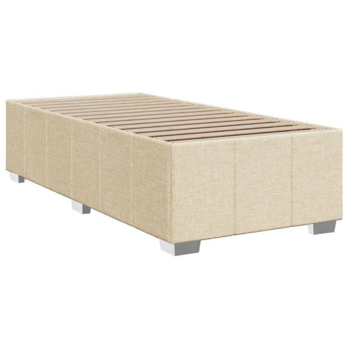 VidaXL Bed Frames Without Mattress Cream 90x200 Cm Fabric 3284809