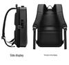 Men's Trendy Waterproof Business Travel Backpack with ABS Hard Shell