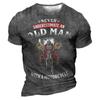 Letné tričko na motorku pre mužov Motorkár 3D tlač Vintage tričko s krátkym rukávom Staré pánske tričko Homme Moto tričko Racing Camiseta