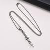 Vnox Cool Punk Necklaces for Men,Hip Hop Stainless Steel Stiletto Pendant Male Collar Gift Jewelry