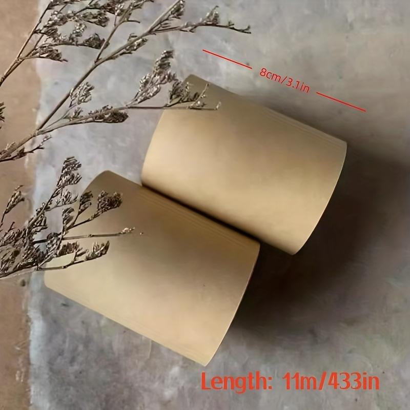 1 Roll Vintage Notes Compatible with - Glue-Free Blank Adhesive Pages, Tear-Off Roll for Memos, Diaries & Creative Sketches