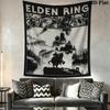 Elden Ring Wandteppich Ästhetischer Wandbehang Bedruckter Stoffdecke Dekorative Wandteppiche für Schlafzimmer Wohnzimmer Heimdekoration
