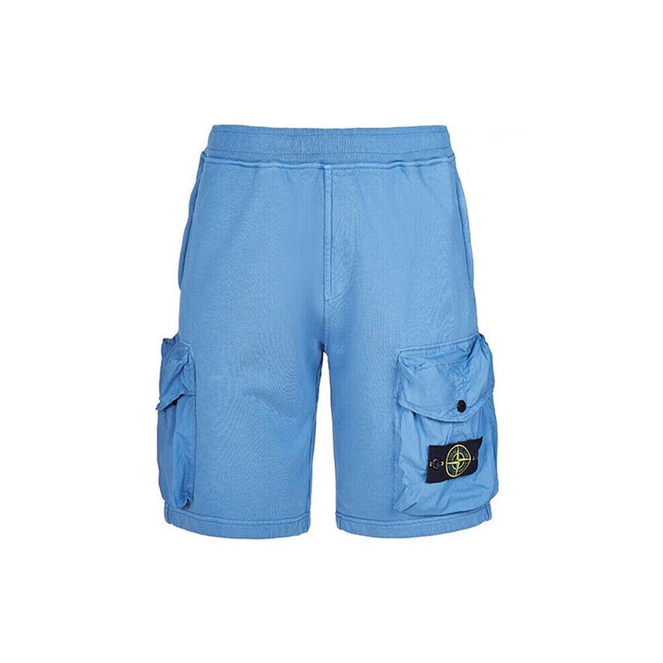 

Stone Island Ss22 Solid Color Logo Pocket Sports Shorts Men shorts Blue 761565051-V0046 L