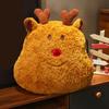 Plushie Throw Pillow Comfortable Christmas Holiday Cushion for Sofa and Bed Decoration Throw Pillows 1PC
