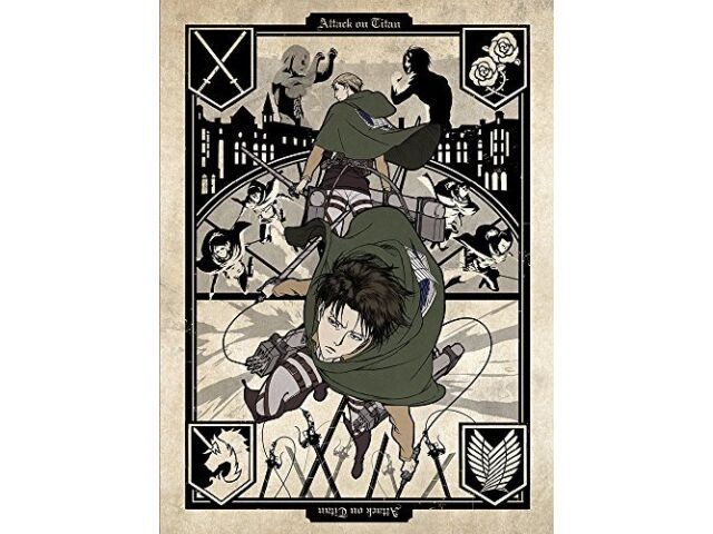 Attack On Titan Season 1 Blu-ray Box Manga Booklet PCXG-60081 Animation NEW