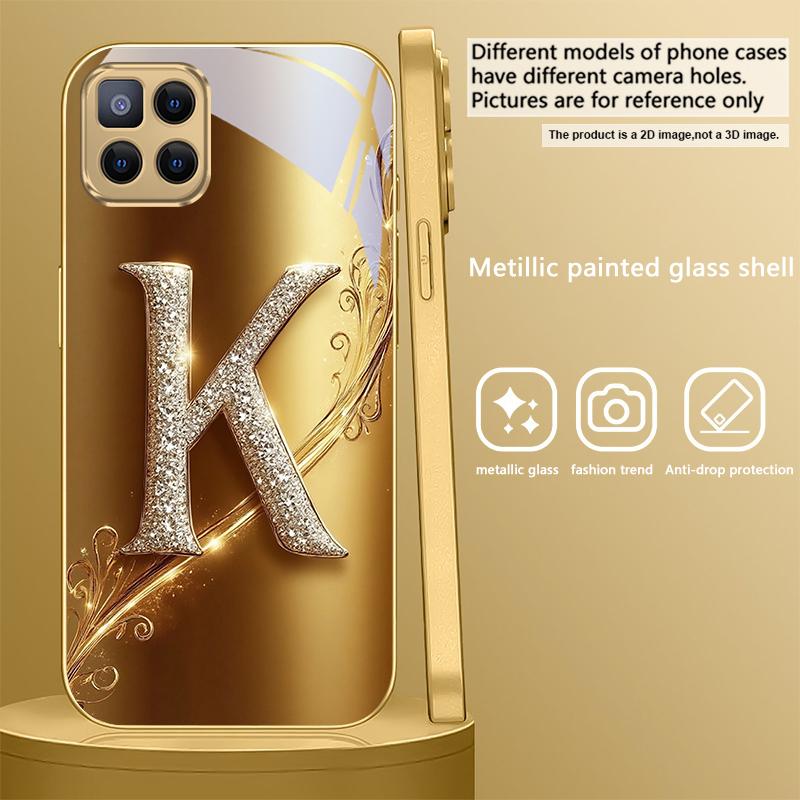 Lorbeerblatt Ring Gold Für Samsung A 01 52S A04 A05S A10 A12 A13 22 23 24 36 42 M02 Note 10 20Ultra 8 9 Goldene Glas Handyhülle