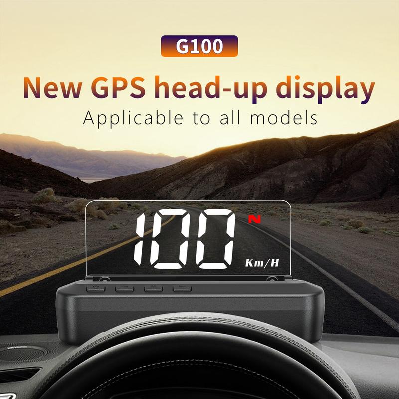 Auto GPS Head-Up Display Car Electronics HUD Projector Display Digital Car Speedometer Accessories for All Cars
