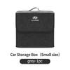 For Hyundai Car Styling Trunk Storage Box Felt Cloth Organizer Foldable Stowing Tidying Bag Ioniq Sonata Elantra Solaris Creta AF2