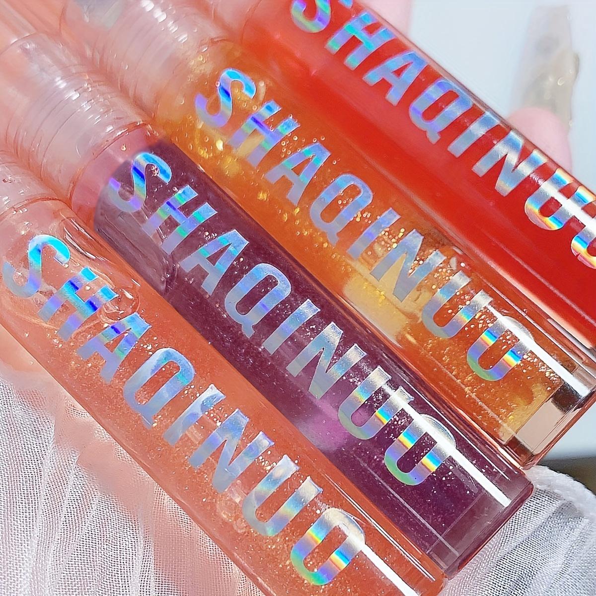 

Сексуальный и красочный: Набор блесков для губ Shakyuno Water Glossy, 4 шт., бальзам для губ из прозрачного стекла, увлажняющий и стойкий 4pcs