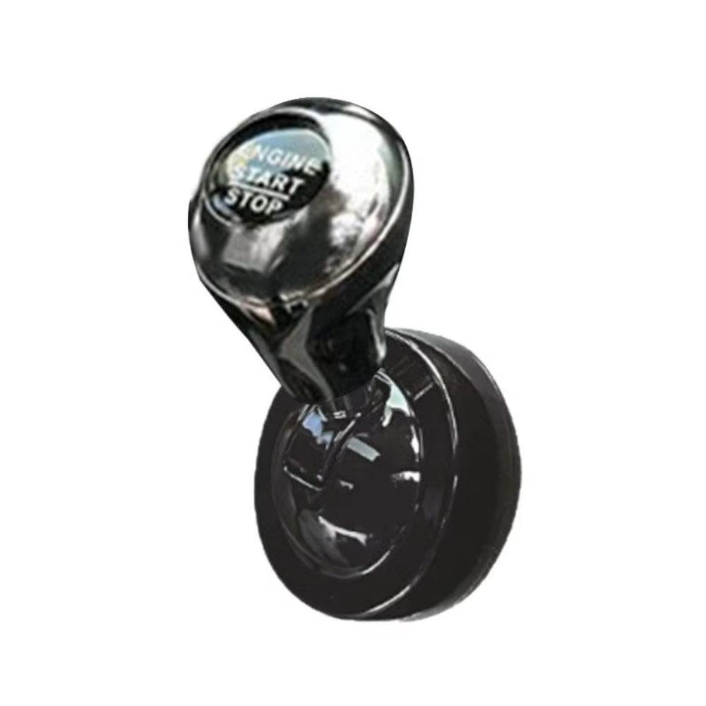 Push Lever One-Start Button Zinc Zinc Alloy Material Start Button Cover Car Accessories серебряный