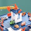 Rail Car City Parking Building Lot Racing Rail Car Toys Children Brain Mechanical Interactive DIY Rail Cars Gifts for Kids Boys
