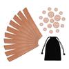 Vroomoto Clarinet Neck Joint Cork and Pad Set - 10-Piece Clarinet Neck Joint Cork and 17-Piece Clarinet Pad for Bb Clarinet