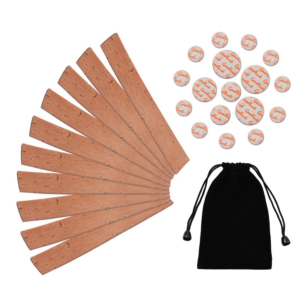Vroomoto Clarinet Neck Joint Cork and Pad Set - 10-Piece Clarinet Neck Joint Cork and 17-Piece Clarinet Pad for Bb Clarinet