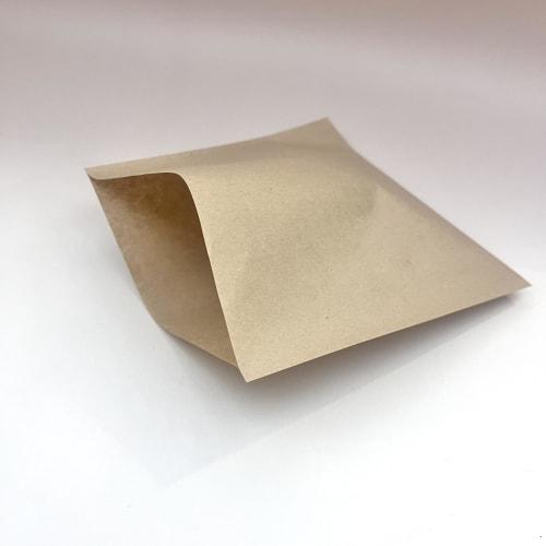 

Unbleached oil-resistant bags, U-shaped, 15cm x 15cm, 200 bags (for croquettes, fried chicken, meat buns, dorayaki, taiyaki, hamburgers, macarons)