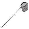 Fishing Net, Foldable Landing Nets with Telescopic Handle, Portable Lightweight Carbon Fiber Long Fish Gear, Nylon Covered PVC, Durable and