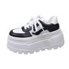 Fashion 8CM High Platform Sneakers Casual Outdoor Skateboard Shoes Fashion Comfortable Chunky Sneakers Running Sports Shoes Female