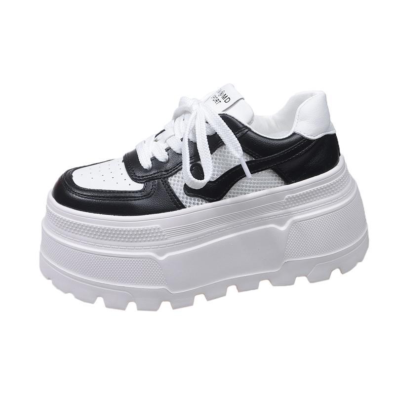 Fashion 8CM High Platform Sneakers Casual Outdoor Skateboard Shoes Fashion Comfortable Chunky Sneakers Running Sports Shoes Female